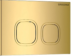 Grossman Инсталляция для подвесного унитаза Cosmo 97.02.300 с клавишей смыва золото глянцевое – фотография-10